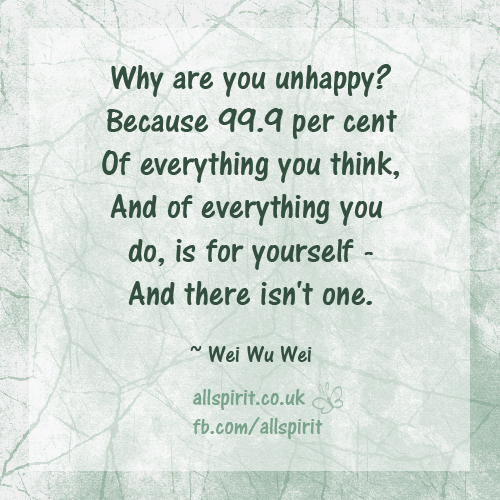 Why Are You Unhappy